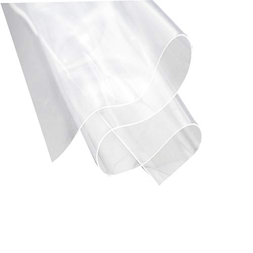 Rollo de lámina de silicona transparente resistente al agua, 300 mm x 500 mm
