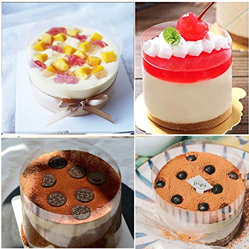 Rollo Pasteleria Lámina de Acetato Decoración de Pasteles Tartas Chocolates Rollo Transparentes Rollos de Acetato Transparente Pastel para Decoración de Repostería Chocolate Mousse 3 Pack
