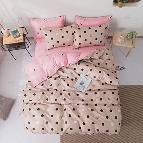 Ropa De Cama Simple Y De Moda, Funda Nórdica Y Funda De Almohada para Adultos De Algodón Aloe, Juego De Textiles para El Hogar De Cuatro Piezas para El Dormitorio