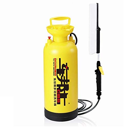 Roscloud@ Autoservicio Lavado de coches Lavado de coches de alta presión portátil, Autoservicio para el hogar Lavadora de autos Lavado de autos de 8L Limpiador de pistola de agua Eficiente y convenien