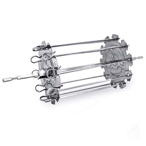 Rotisserie Horno Accesorios Juego de herramientas Barbacoa Asador Barbacoa Kebab Carnes Folletos Máquina Pincho Barbacoa