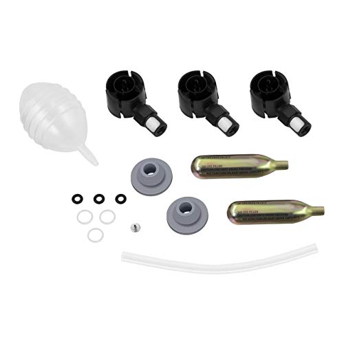 Royal Catering Dispensador de Cerveza Tirador de Cerveza con Refrigeración RCBD-5L (para todos los barriles de 5 L, Refrigeración 2-12 °C, Pantalla LED, incl. 3 Cartuchos de CO2)