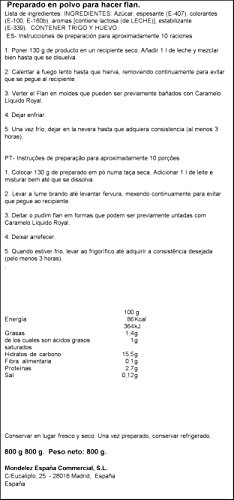 Royal Flan Hostelería - Bote: 800 gr