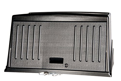Rubbermaid Commercial Products 9T00 - Cubierta protectora de seguridad para carro de limpieza compacto, negro