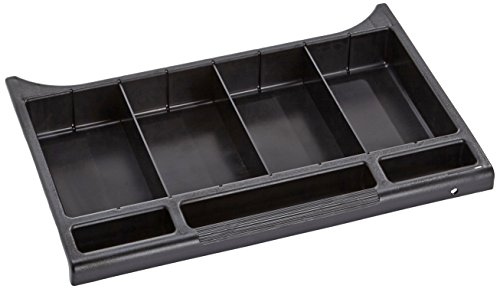 Rubbermaid Commercial Products Executive Series – Bandeja de tipo cajón para carro de limpieza, negro