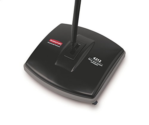 Rubbermaid Commercial Products FG421288BLA Escoba Mecánica para Suelos y Alfombras, Negro