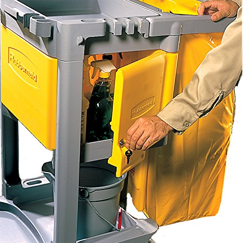 Rubbermaid Commercial Products FG618100YEL Puertas con Cierre para Carro de Limpieza