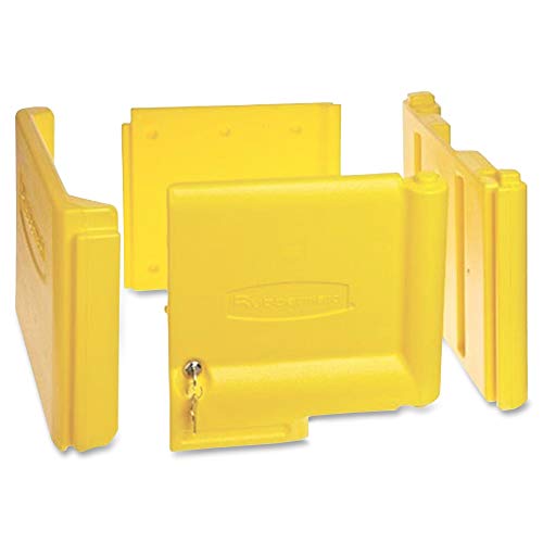 Rubbermaid Commercial Products FG618100YEL Puertas con Cierre para Carro de Limpieza