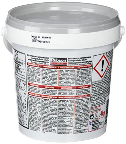 Rubson 1890693 Impermeabilizante Silicona líquida gris, 1 Kg