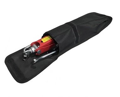 Rueda de repuesto de emergencia de 17 pulgadas con funda y kit de herramientas