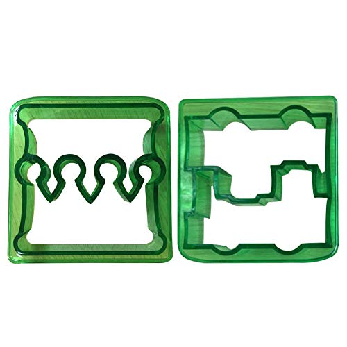 Rust Weihpe Cortador de Corteza de sándwich con Forma de Corona Cortador de sándwich Cortador de Molde para Pan sándwich Cortador de sándwich de Galleta Tostada Molde (H01)