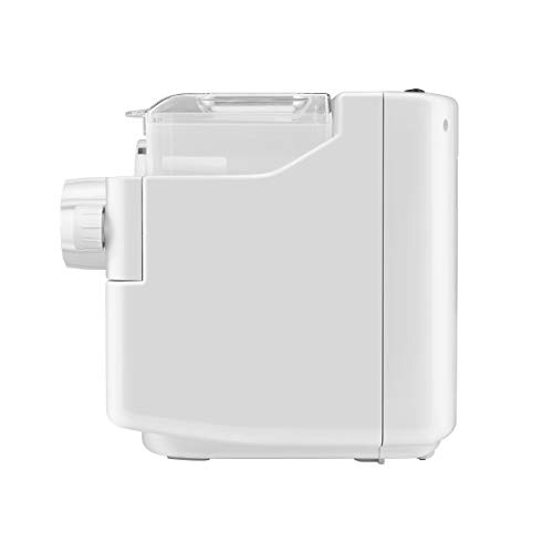 S SMAUTOP Máquina eléctrica para Hacer Pasta Máquina de Cortador de Pasta de Acero Inoxidable para casa Pasta Eléctrica Acero Inoxidable para Hogar Restaurante Masa Tagliatelle de Lasaña