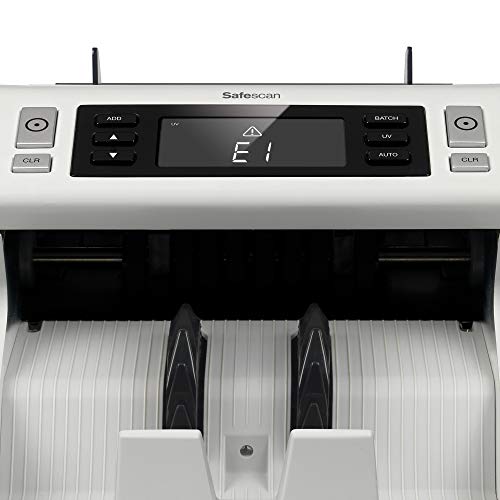Safescan 2210 - Contadora automática de billetes clasificados. Detección UV y tamaño