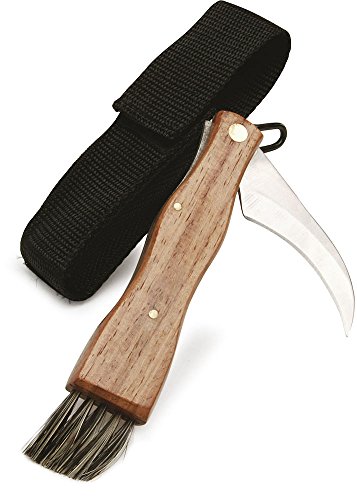 Sagaform 0000250 - Cuchillo para champiñones con Funda de cañamazo