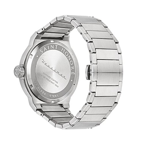 Saint Honoré Reloj Analogico para Hombre de Cuarzo con Correa en Acero Inoxidable 8611461NIN