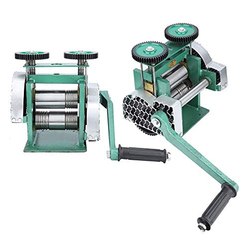 Salmue Máquina Profesional de laminación, máquina Manual de laminación, máquina de Prensa de tabletas Manual y máquina de laminación combinada para joyería de Metal