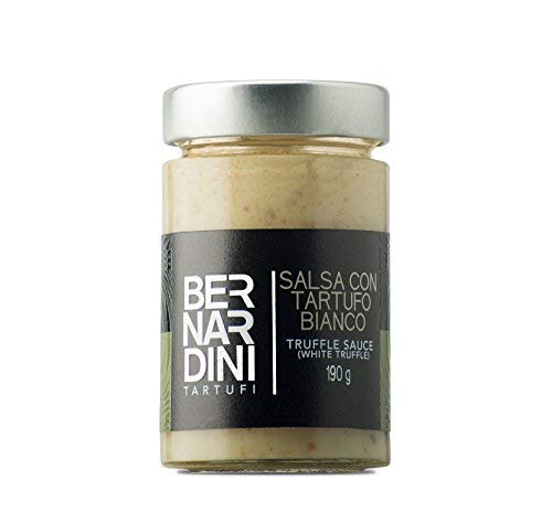 Salsa de trufa blanca (Tuber magnatum Pico) 190gr, Producto típico italiano - Bernardini Tartufi