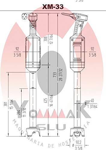 Sammic Triturador XM-33 (tr350bn) Yommak
