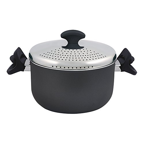 San Ignacio Gourmet Olla para Pasta, Aluminio, Gris, 20 cm