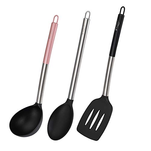 San Ignacio Monza Set 3 Sartenes + 3 Utensilios, Aluminio Forjado, Multicolor