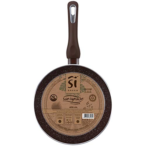 San Ignacio Q2992 Sarten ø26x6.0cm aluminio prensado, inducción green