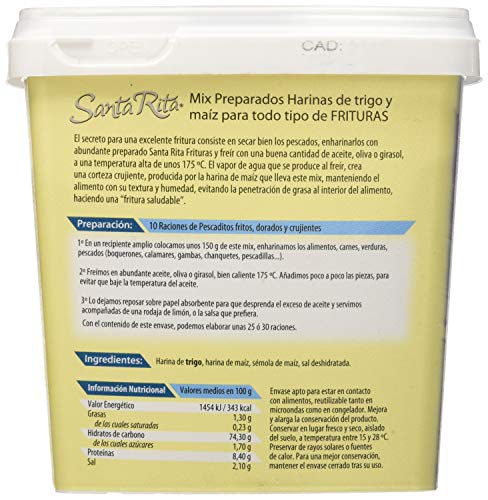 Santa Rita Harina para Frituras Pescado - 500 gr