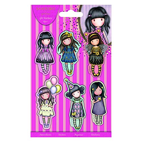 Santoro Gorjuss Pegatinas, multicolor, talla única