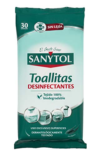 Sanytol - Toallitas Desinfectantes Multiusos, 1 x 30 piezas