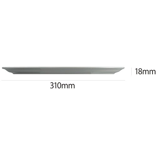 SATURNIA Plato de Pizza de 31 cm Napoli Color Blanco