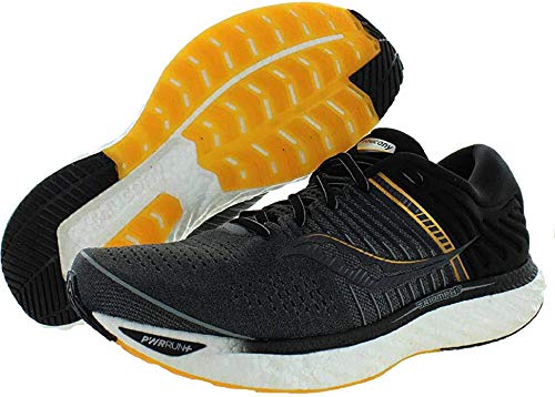 Saucony Triumph 17, Zapatillas para Hombre, Negro Gris Black Gray, 42 EU