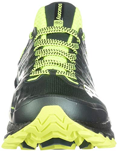 Saucony Xodus ISO 3, Zapatillas para Hombre, Verde Amarillo, 46 EU