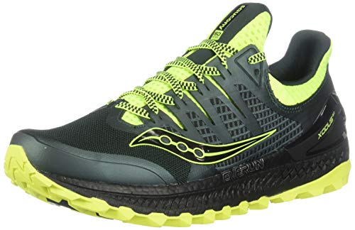 Saucony Xodus ISO 3, Zapatillas para Hombre, Verde Amarillo, 46 EU