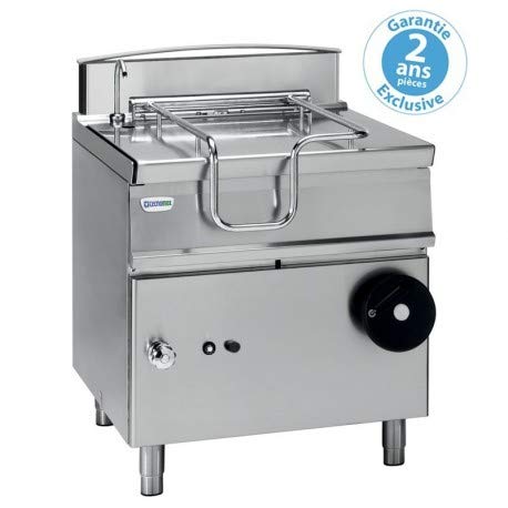 Sauteuse pro basculante électrique - 120 litres - relevage manuel - Tecnoinox 900