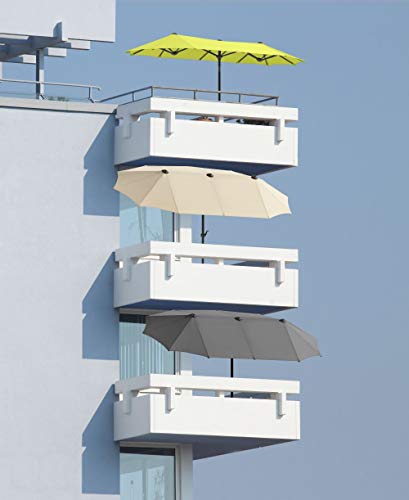 Schneider 746-02 Salerno Parasol Rectangular, Natural, 300 x 150 cm