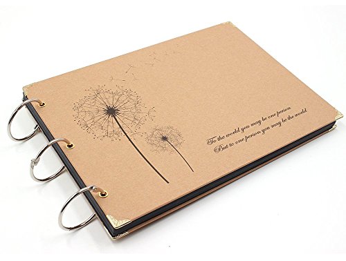 Scrapbook Albums,YouKing DIY Photos Albums,And Self-adhesive Scrapbook with Sheet Protectors, 10 x 7 inches