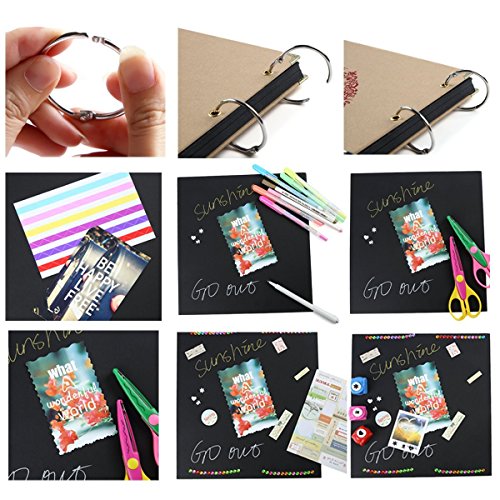 Scrapbook Albums,YouKing DIY Photos Albums,And Self-adhesive Scrapbook with Sheet Protectors, 10 x 7 inches