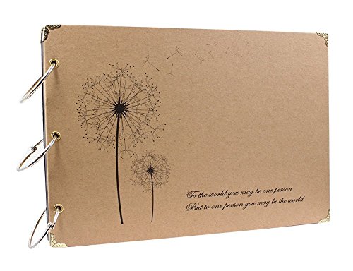 Scrapbook Albums,YouKing DIY Photos Albums,And Self-adhesive Scrapbook with Sheet Protectors, 10 x 7 inches