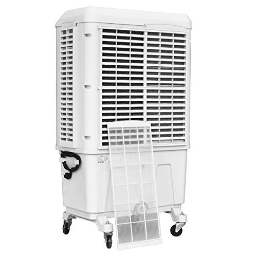 SEASON Climatizador nebulizador Ventilador SVE-8P evaporativo Gran caudal 8.000 m3/h 60 litros 3 velocidades terraza Bar jardín