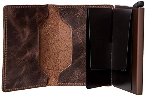 Secrid – Monedero vintage, tamaño 10,2 cm, chocolate (marrón) - SV-chocolate