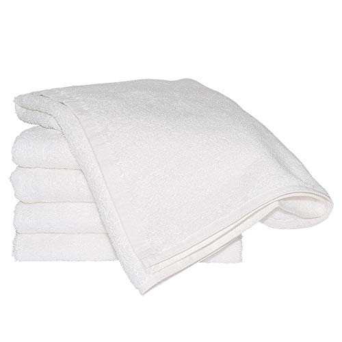 SEDALINNE - Toalla baño GERIATRIA/HOSTELERIA 500 Gr. Medida: Ducha (70x140 cm). Color Blanco