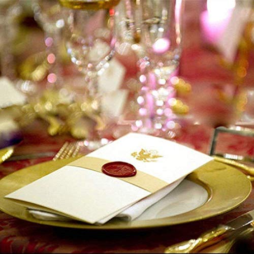 Sello De Cera De,Sello de Boda con mango de madera para sobres Tarjeta de invitación con Franqueo Postal Paquete de Vino (Corazón de amor verdadero)