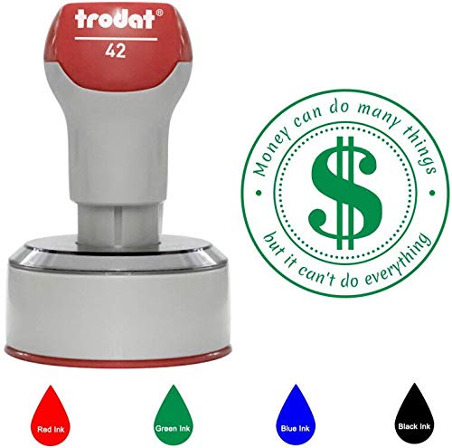 Sellos Personalizados Logo,Sellos Personalizable,1-5/8"Diámetro,Redondo Sellos de caucho para remite para empresa, oficinas,boda, fabricación de tarjetas
