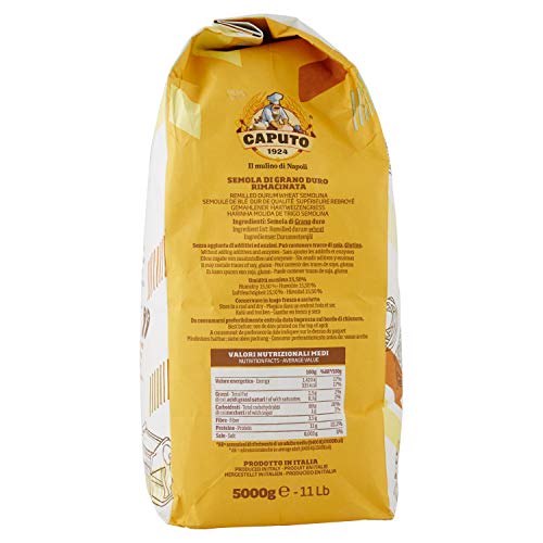 Sémola De Trigo Duro "rimacinata" Molino Caputo 5kg