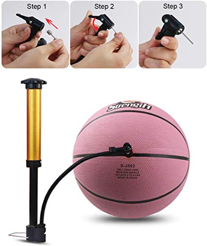Senston Balon Baloncesto Niños Fluorescente Balon de Baloncesto Pelota Baloncesto de Cuero Sintético de Tamaño 5
