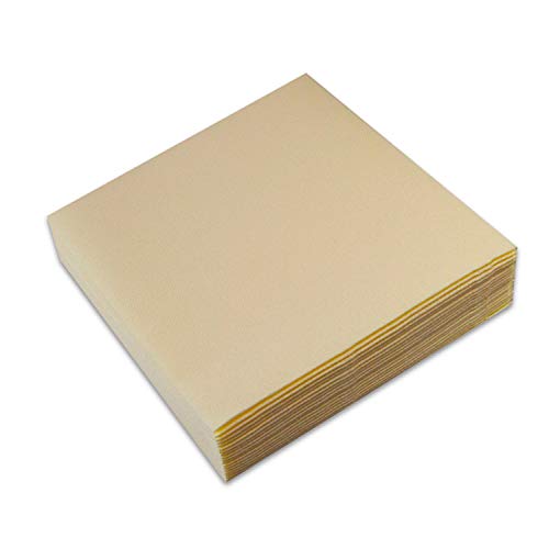 Servilleta Morigami 40x40, Airlaid, pliegue 1/4, 50 servilletas, Champagne