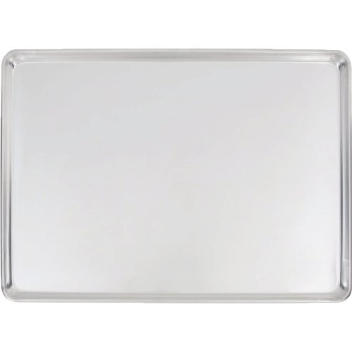 Set de regalo para hornear de 3 piezas – Bandeja llana de aluminio, estera de silicona para hornear SIL-MAT y rejilla para enfriamiento de alimentos hecha de acero inoxidable