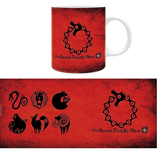 Seven Deadly Sins - Taza, diseño de Manga Anime
