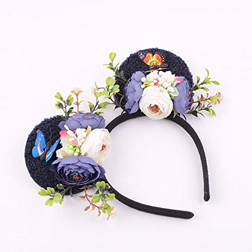 SHEDRWE Diadema de Flor de Oreja de Camelia Diadema de Pelo Corona Corola Cabello para niñas Fiesta de celebración