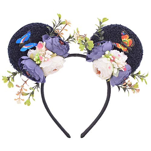 SHEDRWE Diadema de Flor de Oreja de Camelia Diadema de Pelo Corona Corola Cabello para niñas Fiesta de celebración
