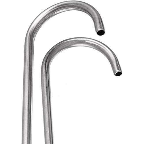 SHENMU Refrigerador de inmersión Espiral de la categoría alimenticia del Acero Inoxidable de la Cerveza de refrigeración de la Bobina 10 Loops 25 cm